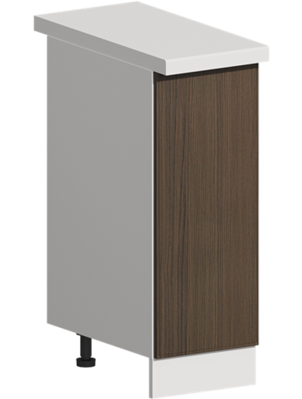 Кухня Модуль ШН 300 Графит / Дуб французский