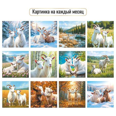 Календарь на скрепке 230х230 2027 "Символ года" 10093 (Квадра)