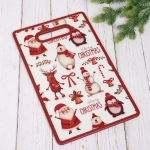 Доска разделочная пластиковая 37*23см «Новогодняя»