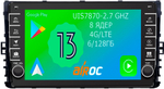 Магнитола для VW Jetta 7, Teramont, Taos, Multivan/Caravelle 2020+, Tiguan 2, Passat B8 - Airoc AB-3709 (кнопки и крутилки), Android 13, TS20, 6/128Гб, SIM-слот, CarPlay