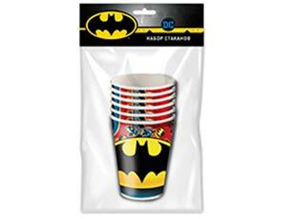 Стаканы Бэтмен  6шт 250мл.