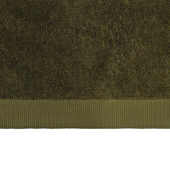 Полотенце банное оливкового цвета из коллекции essential, 90х150 см