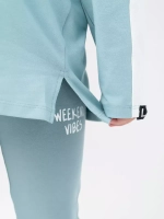 Костюм для девочки оверсайз голубой