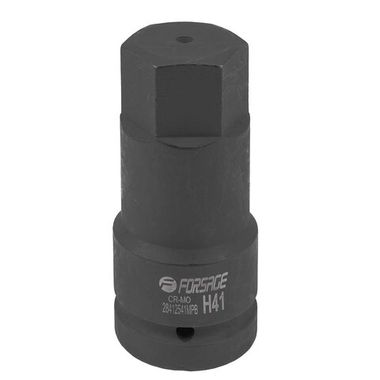 Головка-бита 6-гранная ударная 1/2'', 41мм Forsage F-28412541MPB