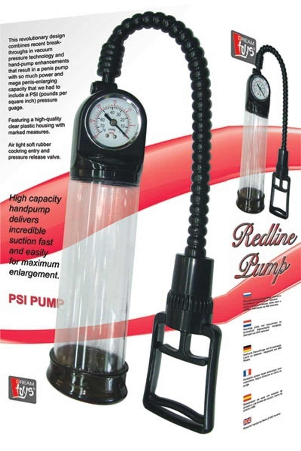 Вакуумная помпа с манометром