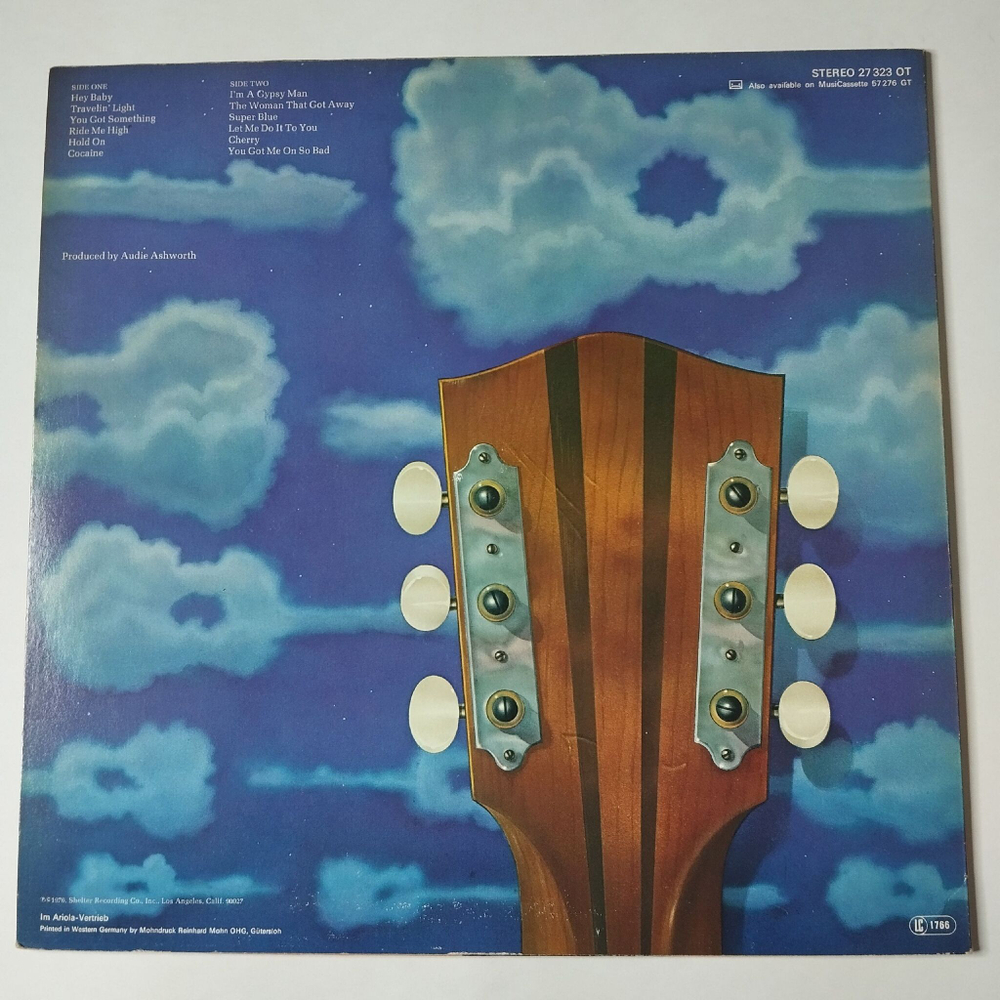 Винтажная виниловая пластинка LP J.J. Cale Troubadour (Germany 1977)