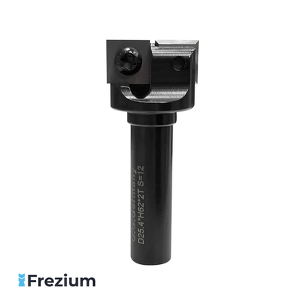 Прямая пазовая фреза со сменными ножами "O.G.Germany" (D25,4xL12xH62xS12)