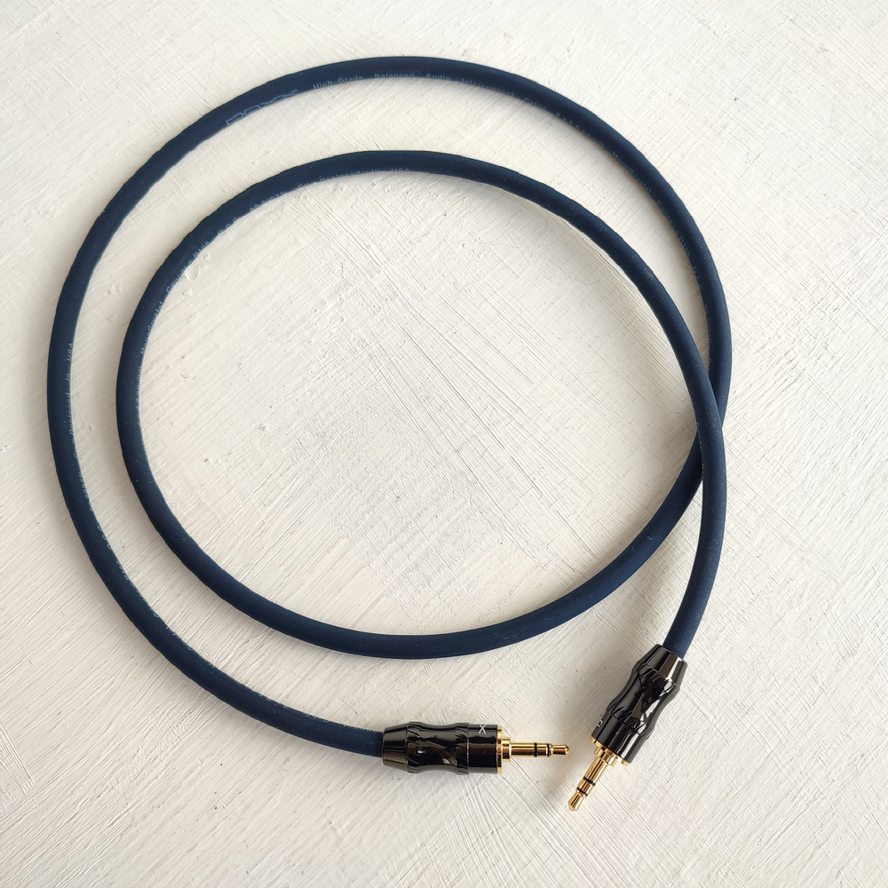 DAXX J106 Аудио кабель из монокристаллической меди Мини-Джек 3,5мм (папа-папа), AUX. D=6mm