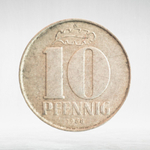 Germany, 10 Pfennigs, 1968, (Berlin Mint - "A"), VF