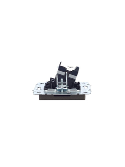 Розетка компьютерная СП RJ45 кат.5E BRITE РК10-БрТБ механизм бронза IEK BR-K10-1-K45