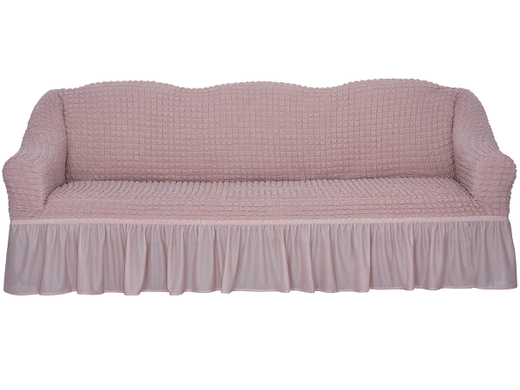 Чехол Стандарт на 3-х местный диван, цвет Пудра