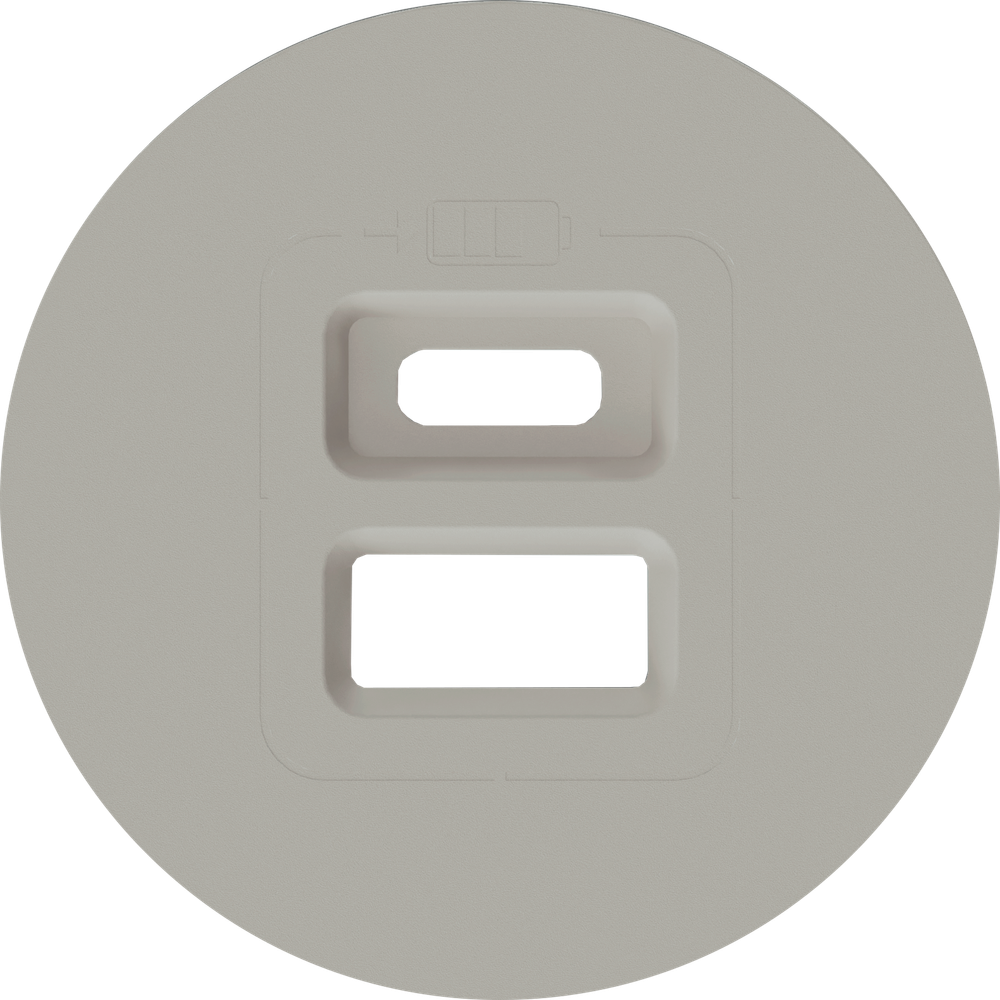 Накладка для розеток USB,  матовый кашемир,  серия D16