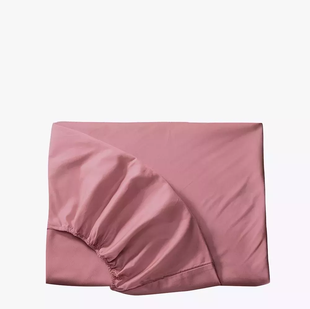 Простыня на резинке 160x200x35 Mollen вишнёво-ягодная