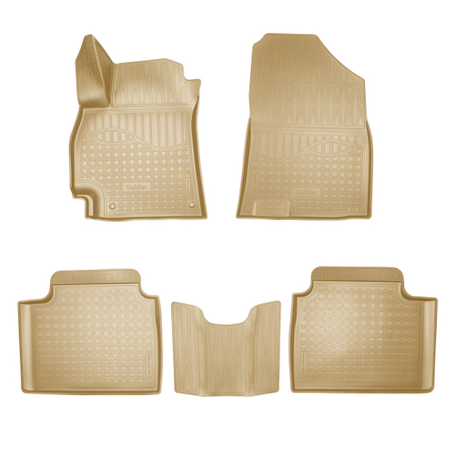 Ковры в салон Norplast/Unidec для Hyundai Elantra VII (2020-)Полиуретан,Бежевый, арт.NPA11-C31-070-B