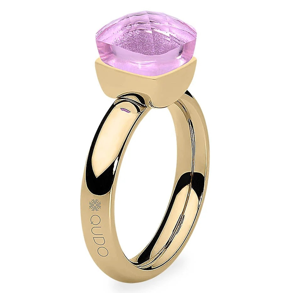 Кольцо Qudo FIRENZE 17.2 (G) Light Rose 107001/40-5902 17.2 размер 17,2
