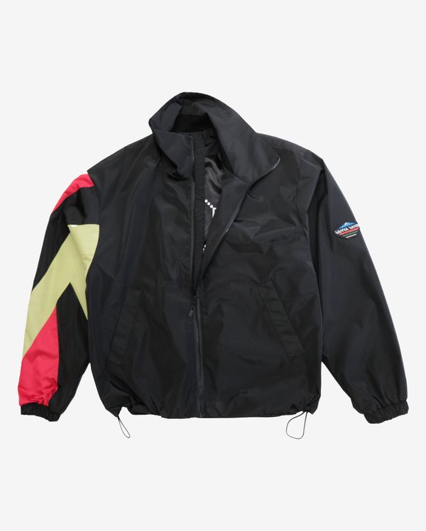 Куртка Ветровка Old School Черная - фото 1