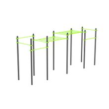 W348 Воркаут (рукоход классический двухуровневый, 6 перекладин) ZAVODSPORTA