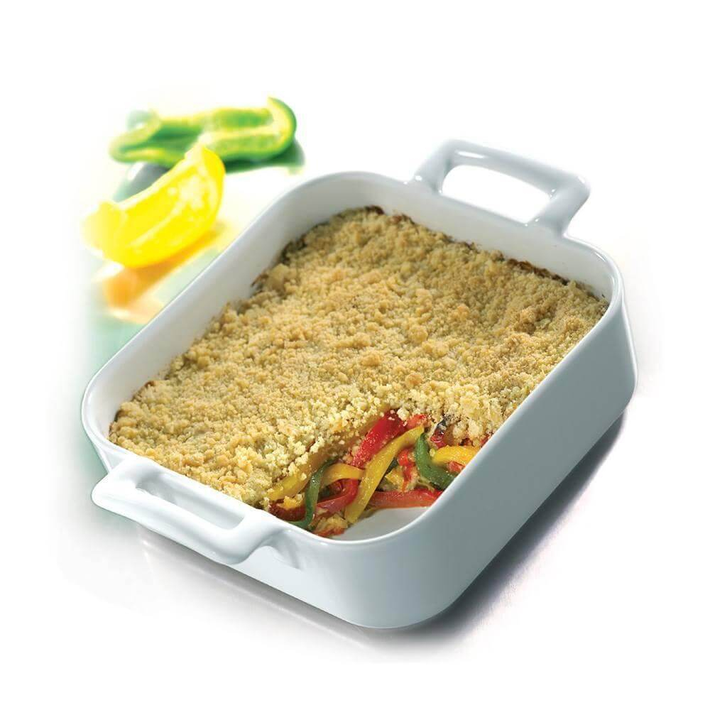 Форма для запекания квадратная 16x16 см, фарфор. белый, 621426, Belle Cuisine, Revol
