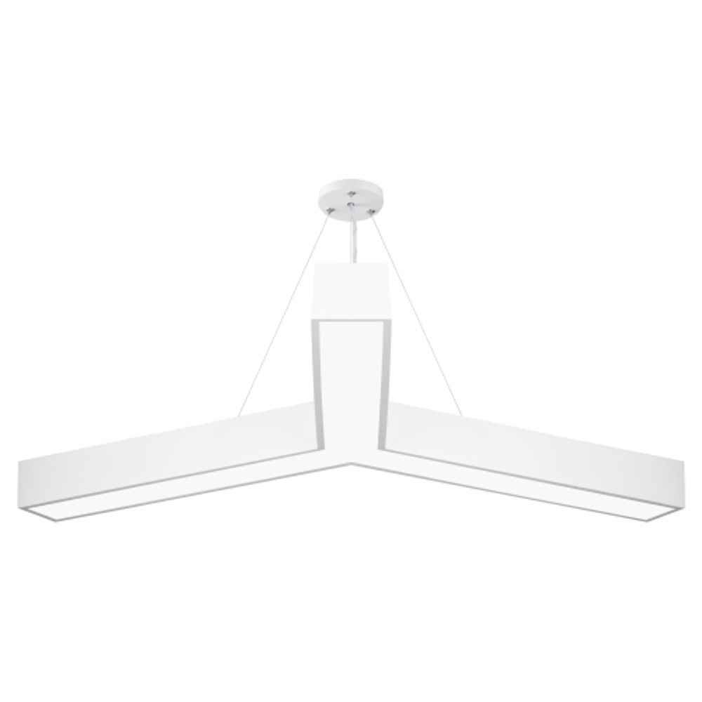 Светильник LED ЭРА Geometria SPO-144-W-40K-066 Igrek 66Вт 4000К 5000Лм IP40 1200*80 белый подвесной драйвер внутри