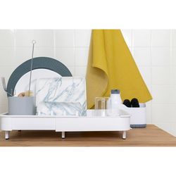 Сушилка для посуды Jarl, 41,2x11,5x36,5 см, белая