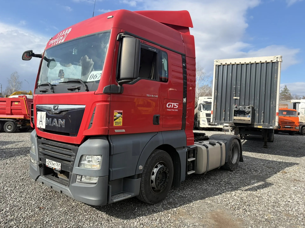 MAN TGX 4x2 Седельный тягач 18.510 4x2 BLS (Дизельный, 12,4 л, 510 л.с., АТ)