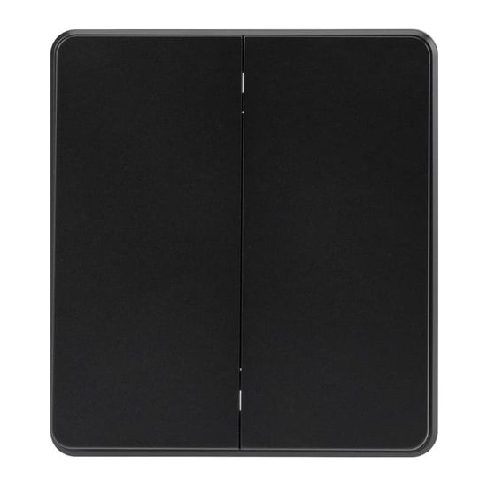 Выключатель ROUND 2 кл перекрестный (переключатель) 10А с/у оникс KRANZ