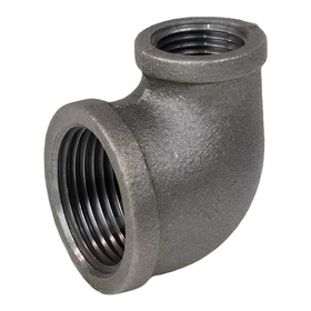 Угольник черный переходной, Fittex PLUS