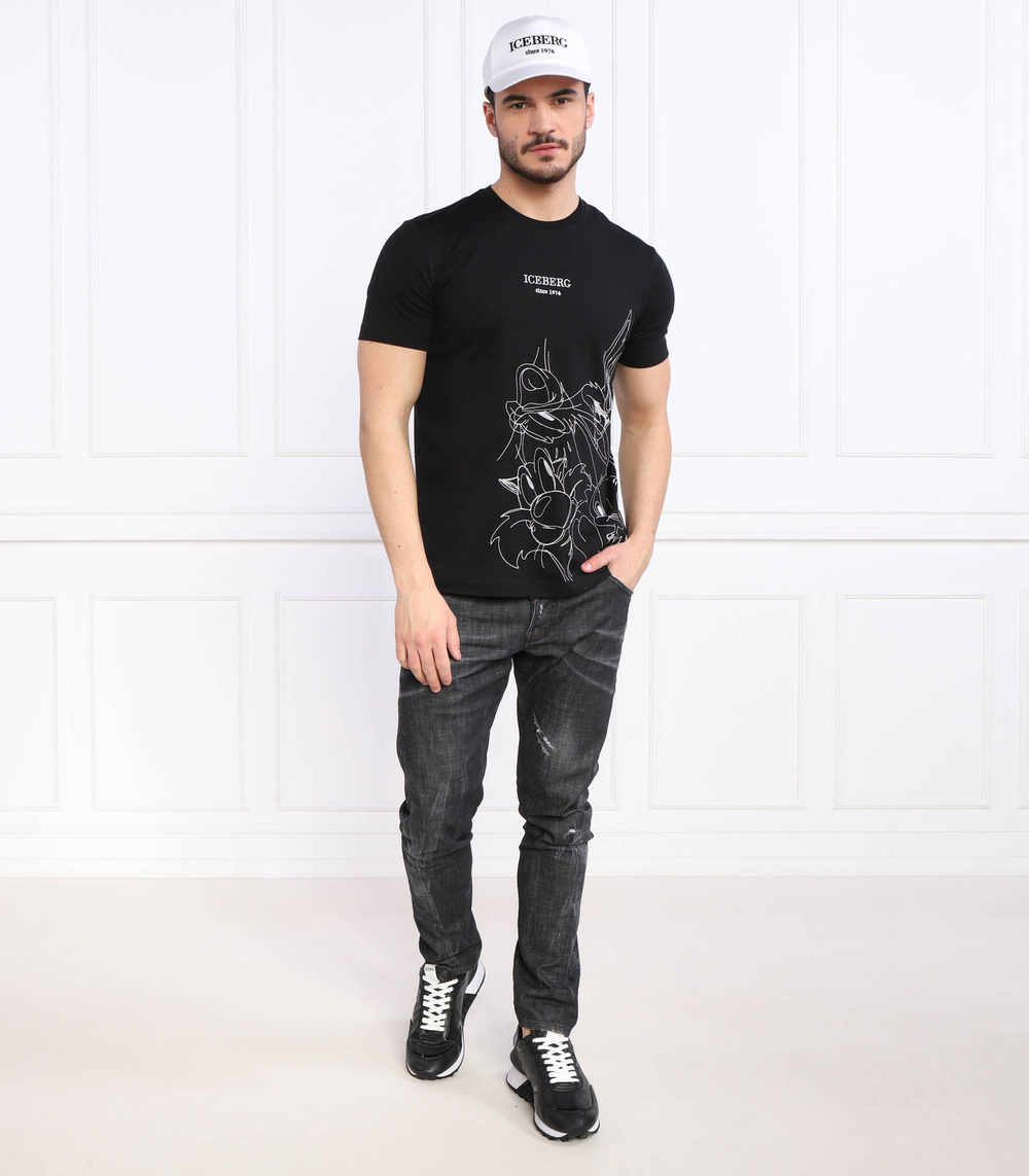 футболка Iceberg - черный(232 I1P F02C 6301)