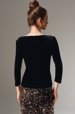 23096 Джемпер женский (черный)