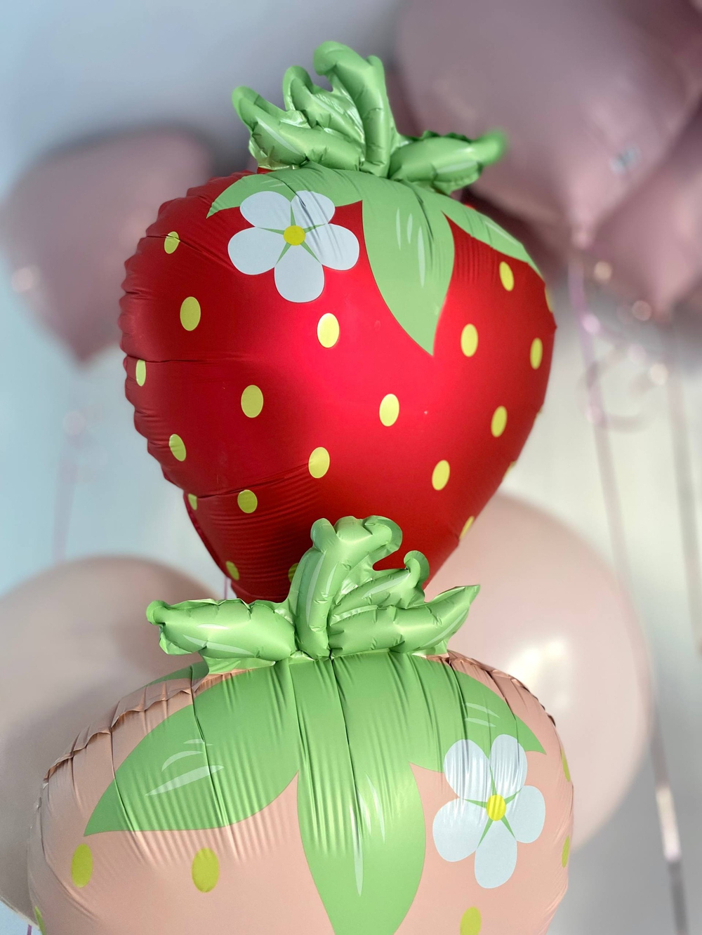 Воздушные шары для девочки Милый Зайка/Китти/клубничка №3480