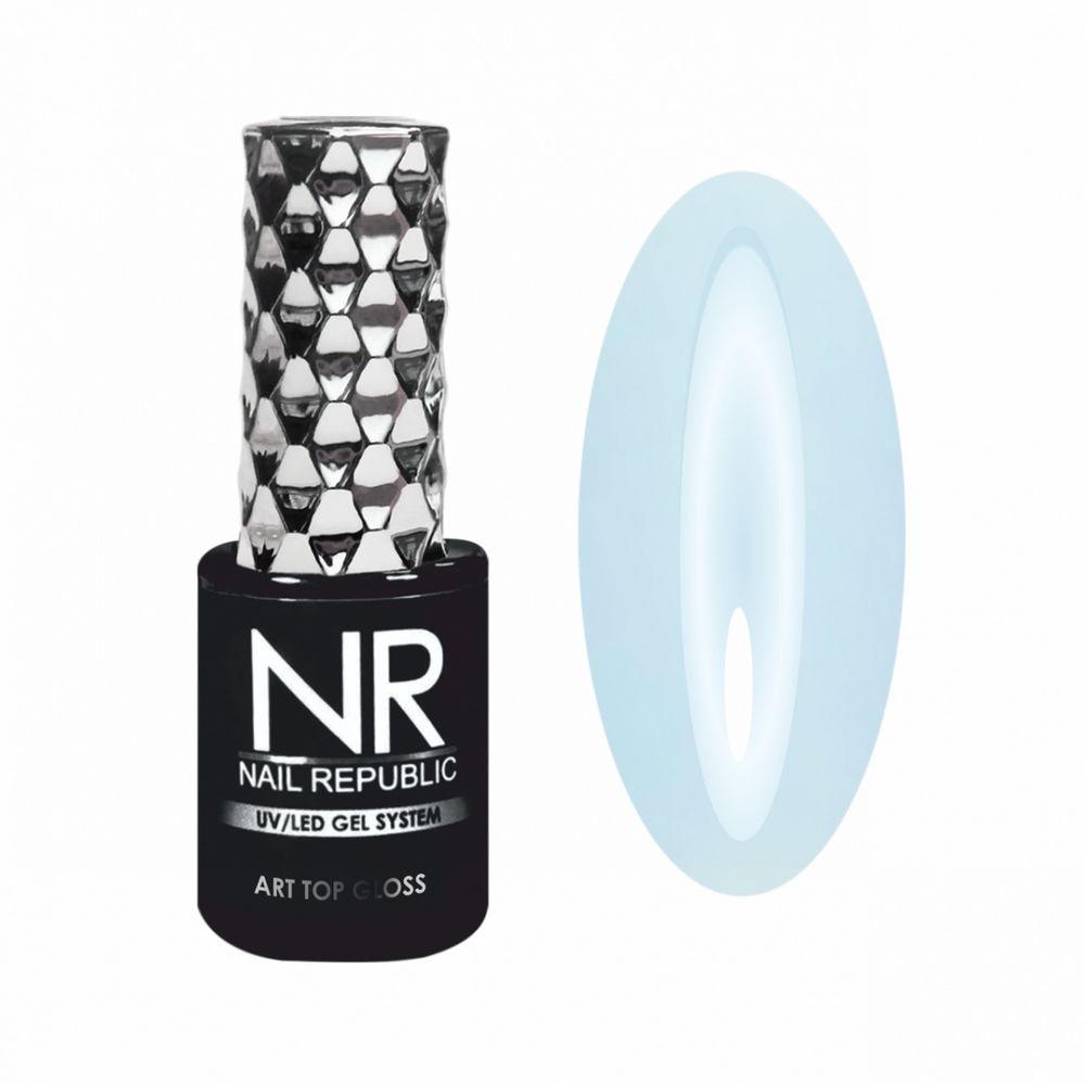 Nail Republic Топ ART GLOSS №23 PROVENCE Незабудковое поле, 10 мл