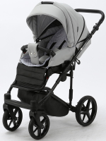 Детская коляска Adamex Zico Deluxe 3 в 1 Z-SA03 СВ.СЕР. КОЖА