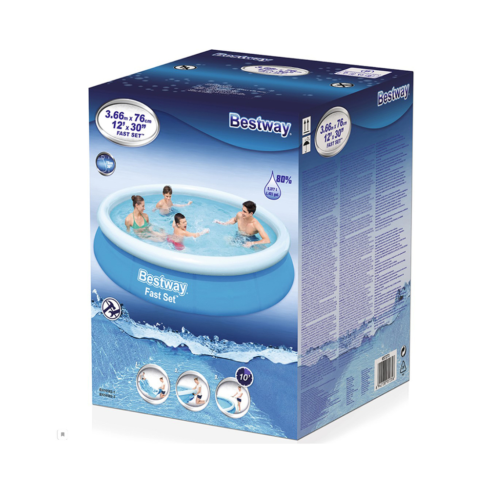 Бассейн надувной Bestway, 366 x 76 см, 5377 л