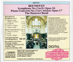 The Hanover Band, Mary Verney / Ludwig van Beethoven: Symphoniy No. 2, Piano Concerto No. 3 (CD)