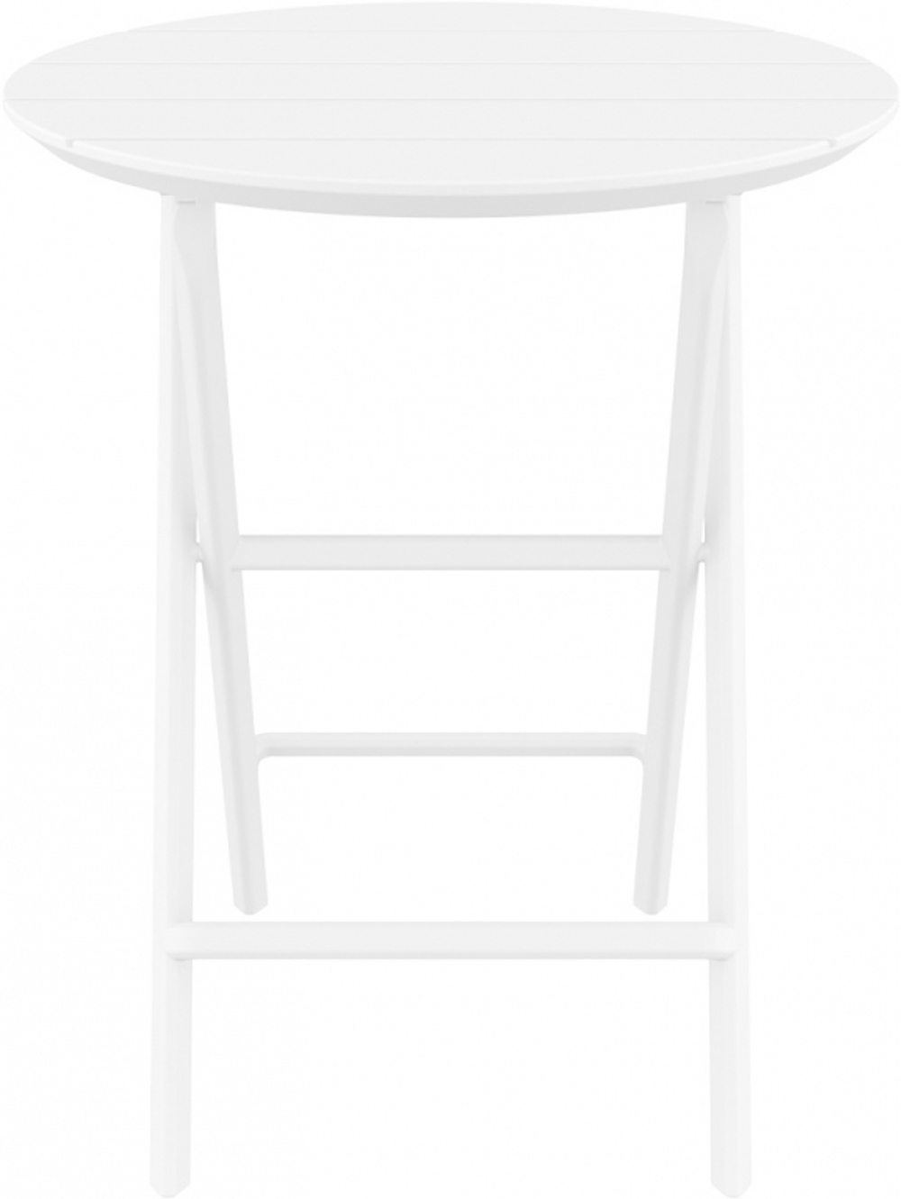 Стол пластиковый складной Siesta Contract Helen Folding Table 60, белый