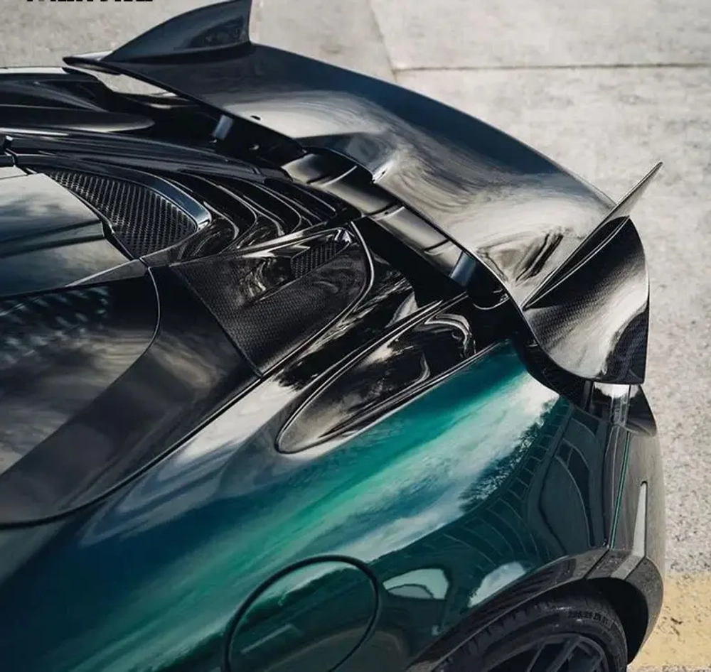 Карбоновый спойлер на крышку багажника для McLaren 720S 2017-2023 МакЛарен тюнинг