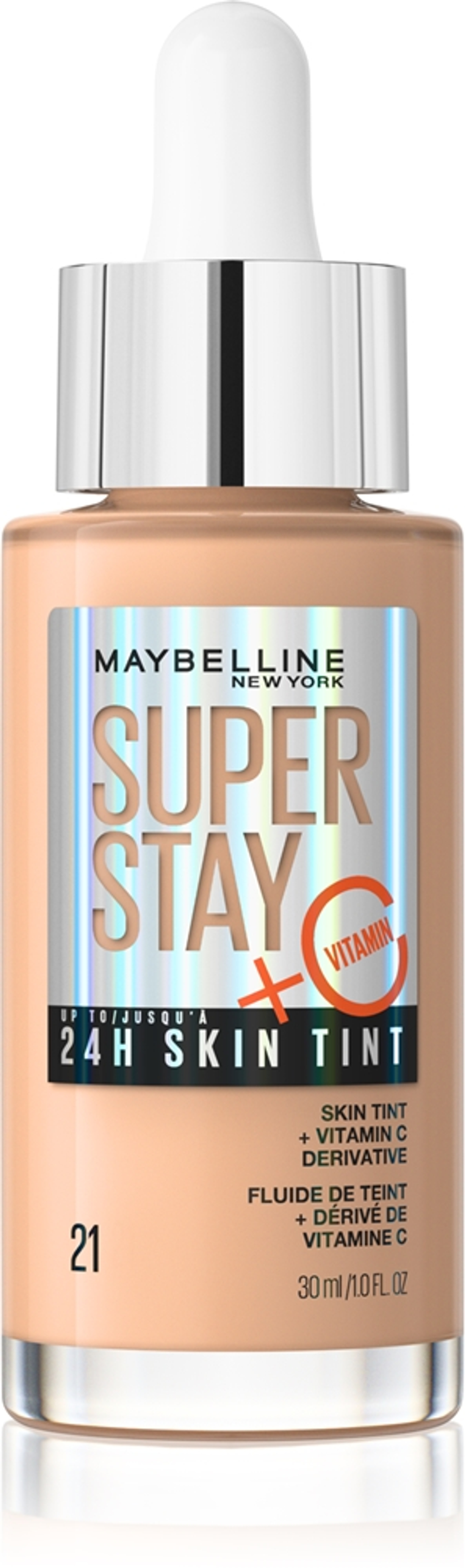 MAYBELLINE NEW YORK SuperStay Vitamin C Skin Tint - Сыворотка для выравнивания тона кожи оттенок 21, 30 ml