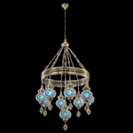 Citilux Каир CL419186 Люстра подвесная Мозаика Синяя