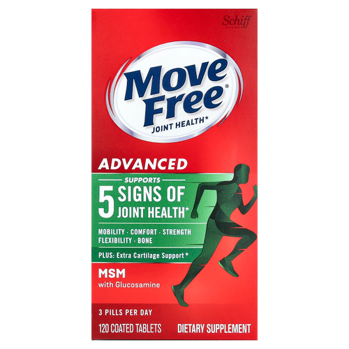 Schiff, Move Free® Advanced, добавка для здоровья суставов, 120 таблеток