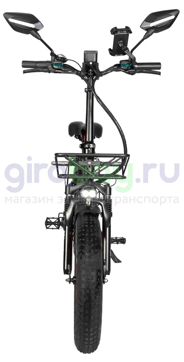 Электровелосипед Syccyba F10 Pro (48V/15Ah) - Красный обод фото №13