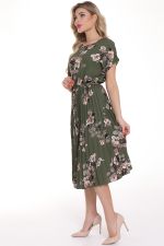 Платье Летнее (гофре,грин) Diolche (Акция)
