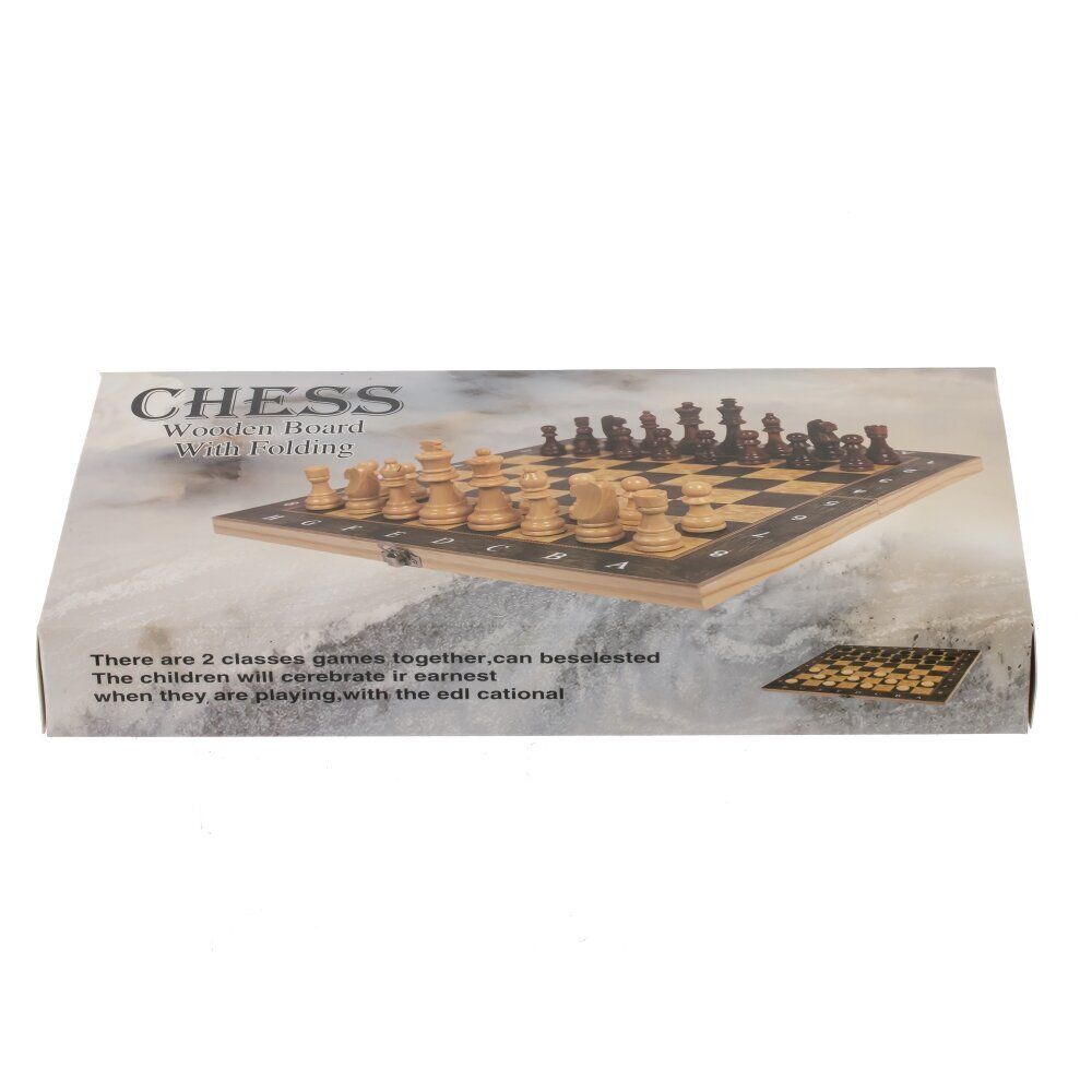 GAEM Игра настольная 3 в 1 (шахматы, шашки, нарды), L24 W12 H3 см