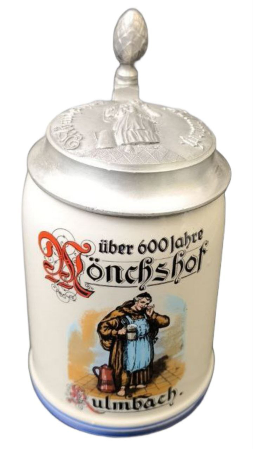 Кружка пивная "600 - летия пивоварне" Mönchshof Германия
