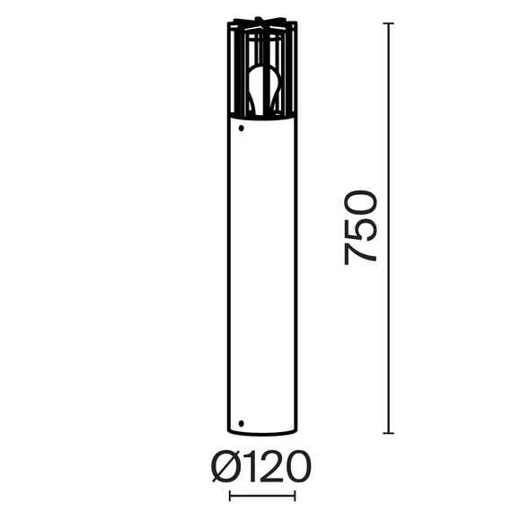 Ландшафтный светильник Баррель / Barrel E27x1 15Вт IP 54 Outdoor o453fl-01gf