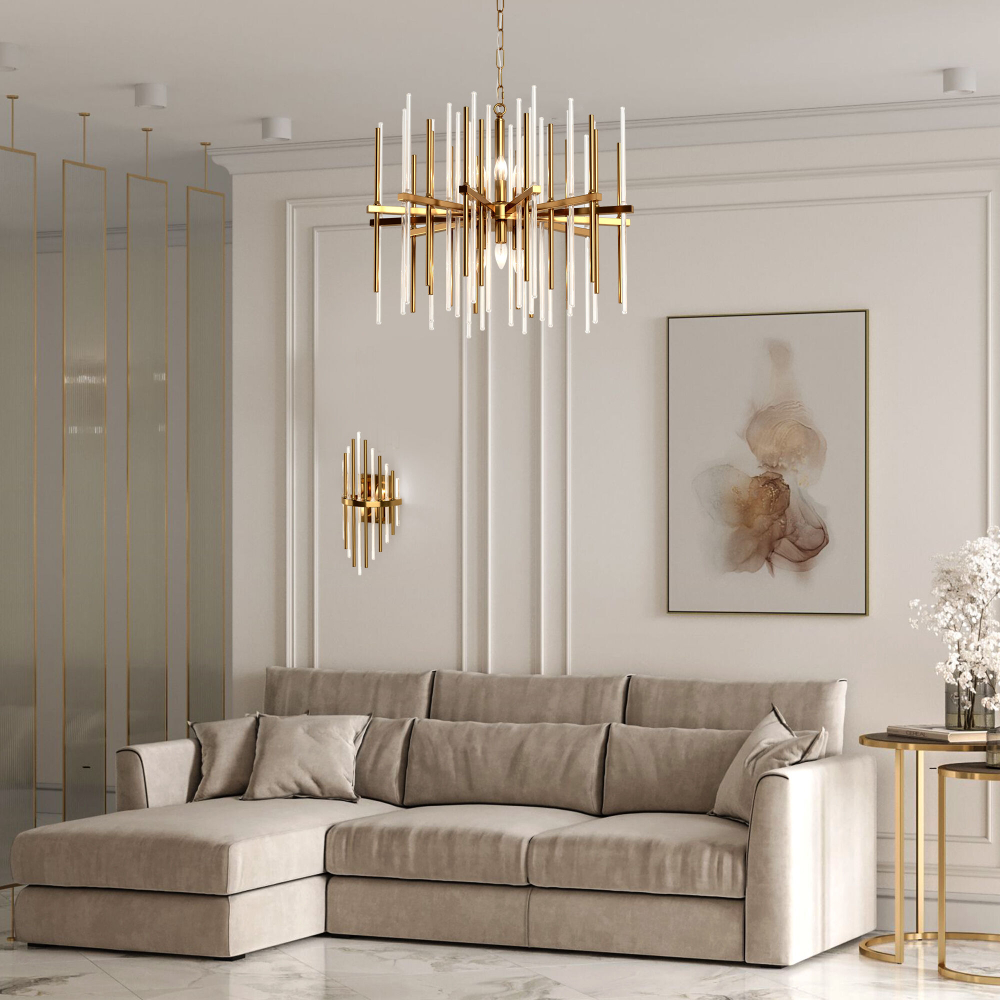 Настенный светильник 356/2 латунь