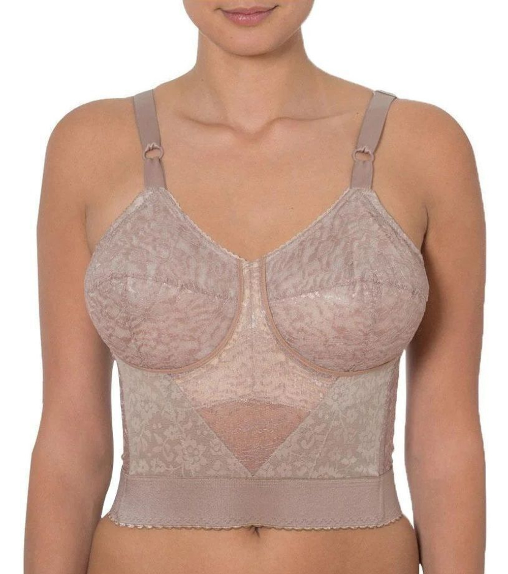 Удлиненная корсетная полуграция-бюстье из кружевной ткани (Размер: 36D) (Цвет: черный)