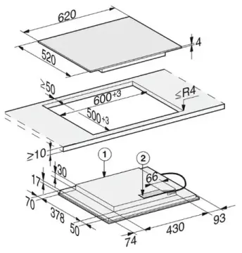 Индукционная варочная панель MIELE KM 7564 FL