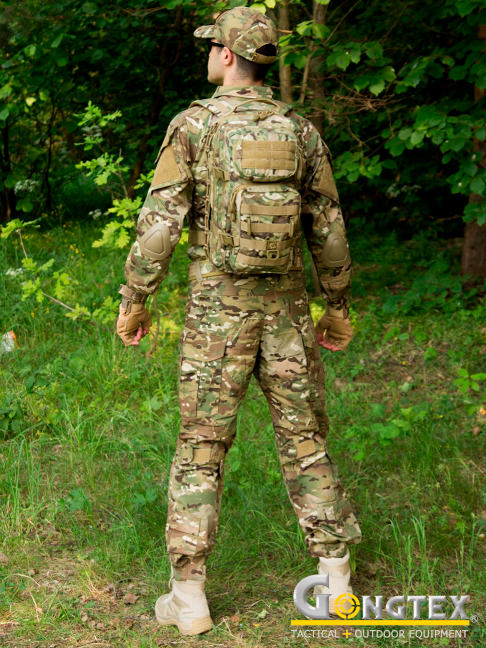 Рюкзак тактический Gongtex Small Assault II, 25 л (GB0396). Мультикам