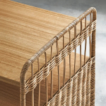 Тележка на колесах-FRYKSÅS IKEA /ФРИКСОС ИКЕА, ротанг, 37х53 см