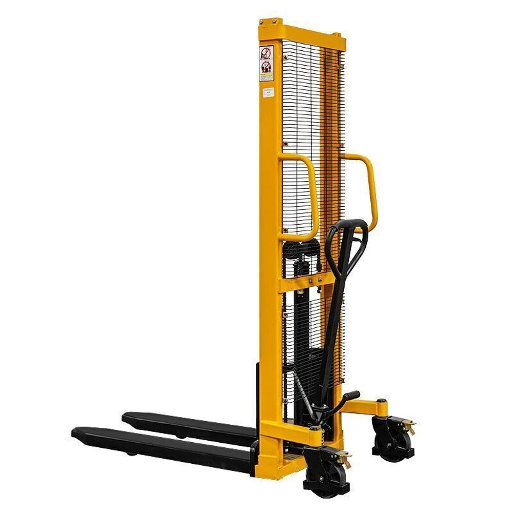 Ручной гидравлический штабелер SDJ 1516 (г/п 1.5 т, 1.6 м, фиксированные вилы) SMART